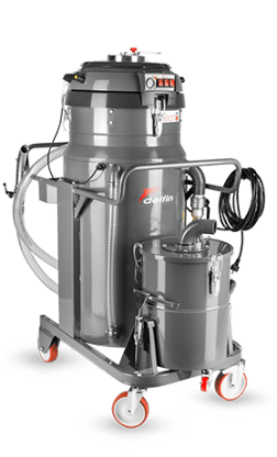 ASPIRATEUR INDUSTRIEL MONOPHASE POUR L'ENTRETIEN DES MACHINES OUTILS ET CNC TC200 IF 3M