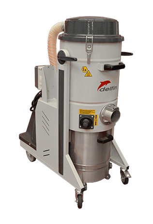 Aspirateur industriel monté sur chariot antidéflagrant avec filtration élevée 3533 ATEX