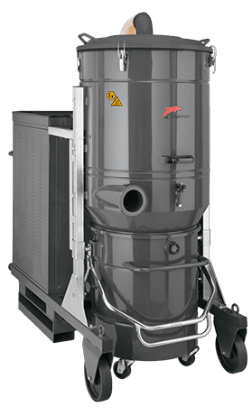 ASPIRATORE INDUSTRIALE CERTIFICATO ATEX ZONA 22 PER ASPIRAZIONE DI GRANDI QUANTITA' DI MATERIALI DG HD Z22 - II 3D