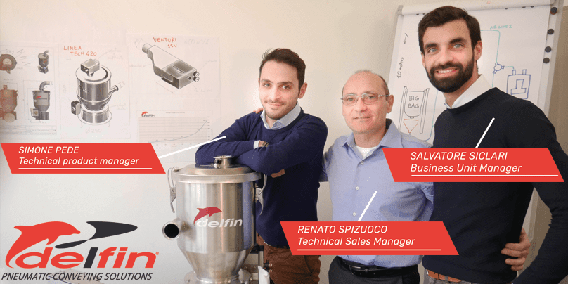 team Delfin trasporto pneumatico