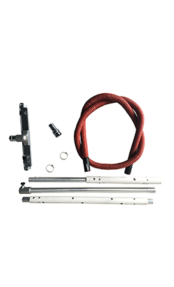 Accessories kits for suctioning high incendescent materials 