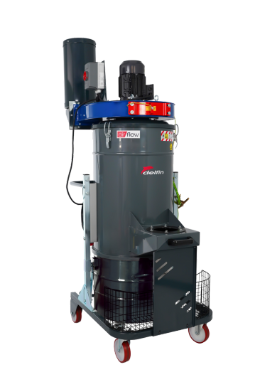 INDUSTRIAL CHIPS AND DUST COLLECTOR WITH AUTOMATIC FILTER CLEANING SYSTEM