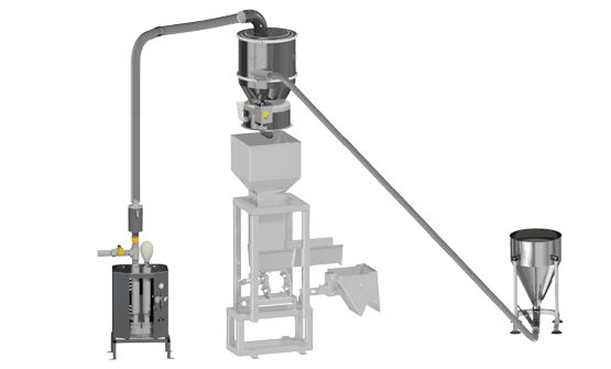 Delfin pneumatic conveyors Delfin pneumatic conveyors