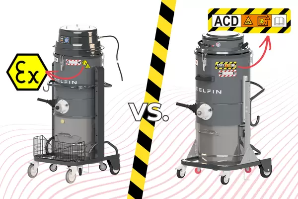 ATEX vs. ACD Industriesauger