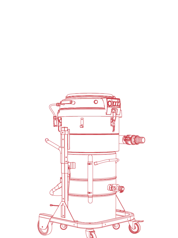 Tracciato Aspiraliquidi industriali TC100MPI