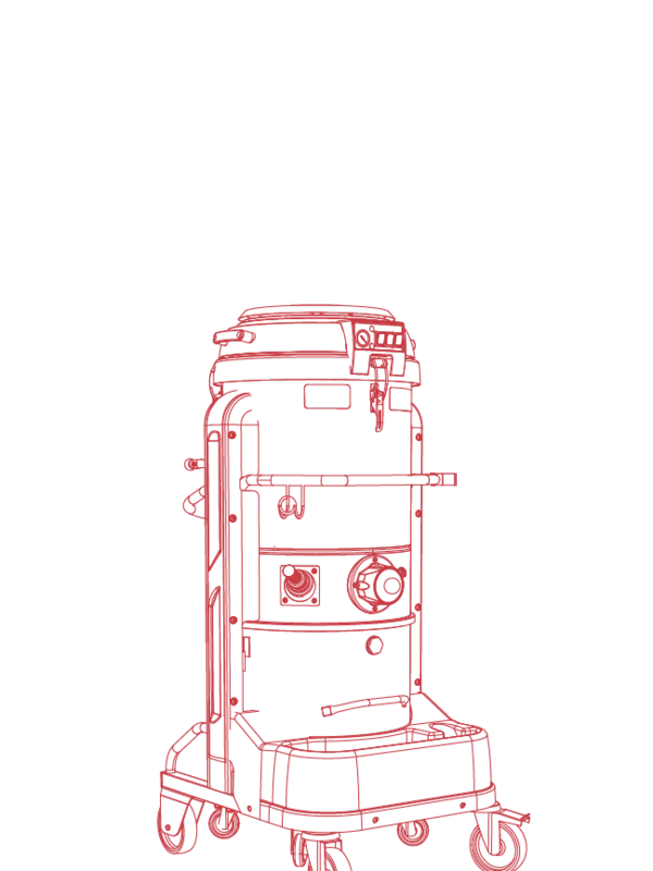 tracciato Aspiratori industriali monofase DM3