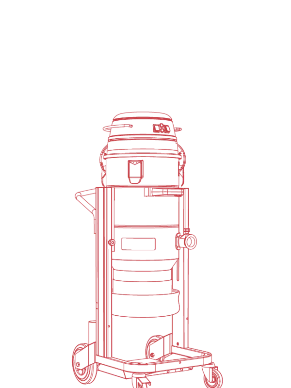 Tracciato Aspirazione polveri pericolose e tossiche MTL202DSLP